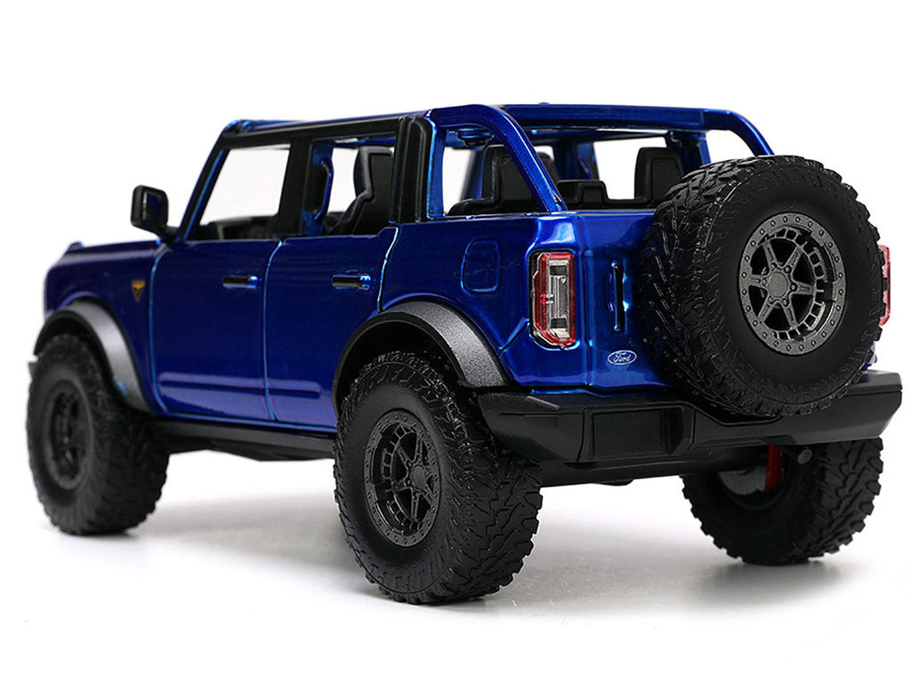 Detailed interior view of the 2021 Ford Bronco Open-Top Diecast Model Car