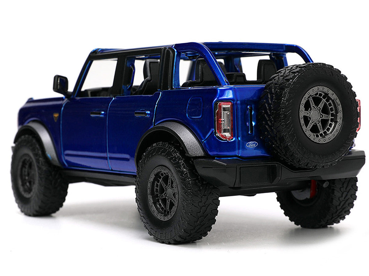 Detailed interior view of the 2021 Ford Bronco Open-Top Diecast Model Car