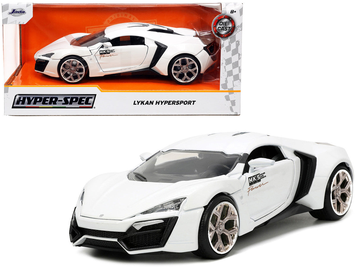 Detailed interior view of Lykan Hypersport Diecast Model by Jada