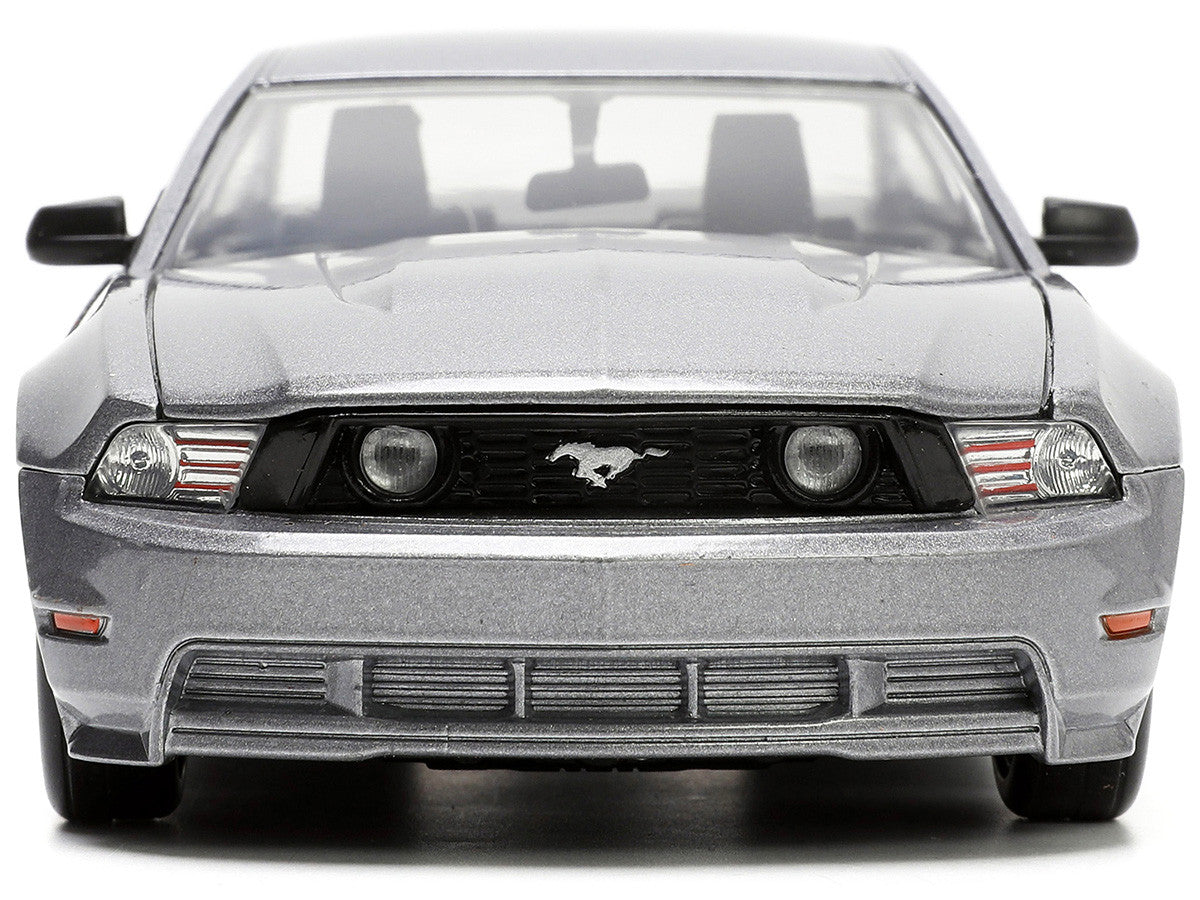 Side angle of 2010 Ford Mustang GT Diecast Model Car showcasing details