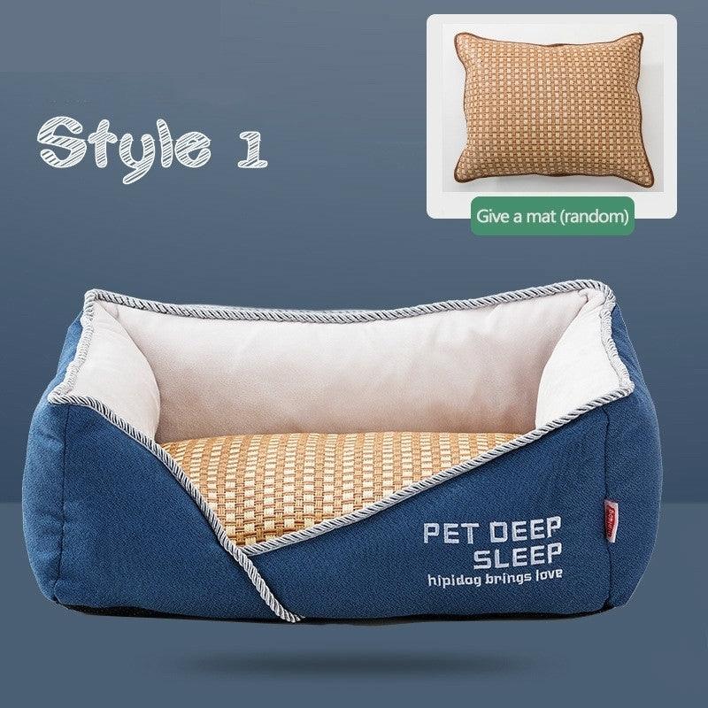 Top view of Luxurious Comfort Pet Bed for Dogs & Cats by Dog Hugs Cat