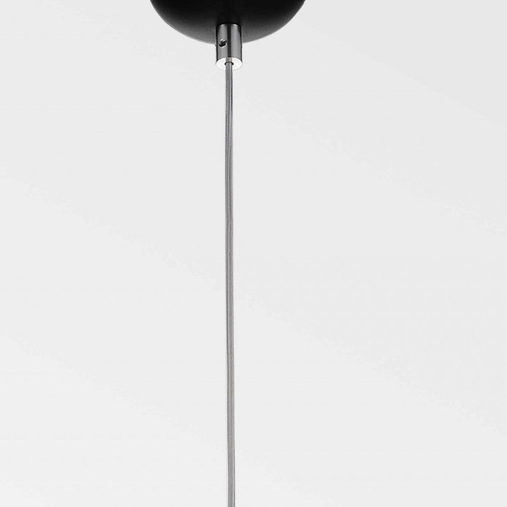 Detailed shot of the quality craftsmanship of 17" Stainless Steel Pendant Lamp