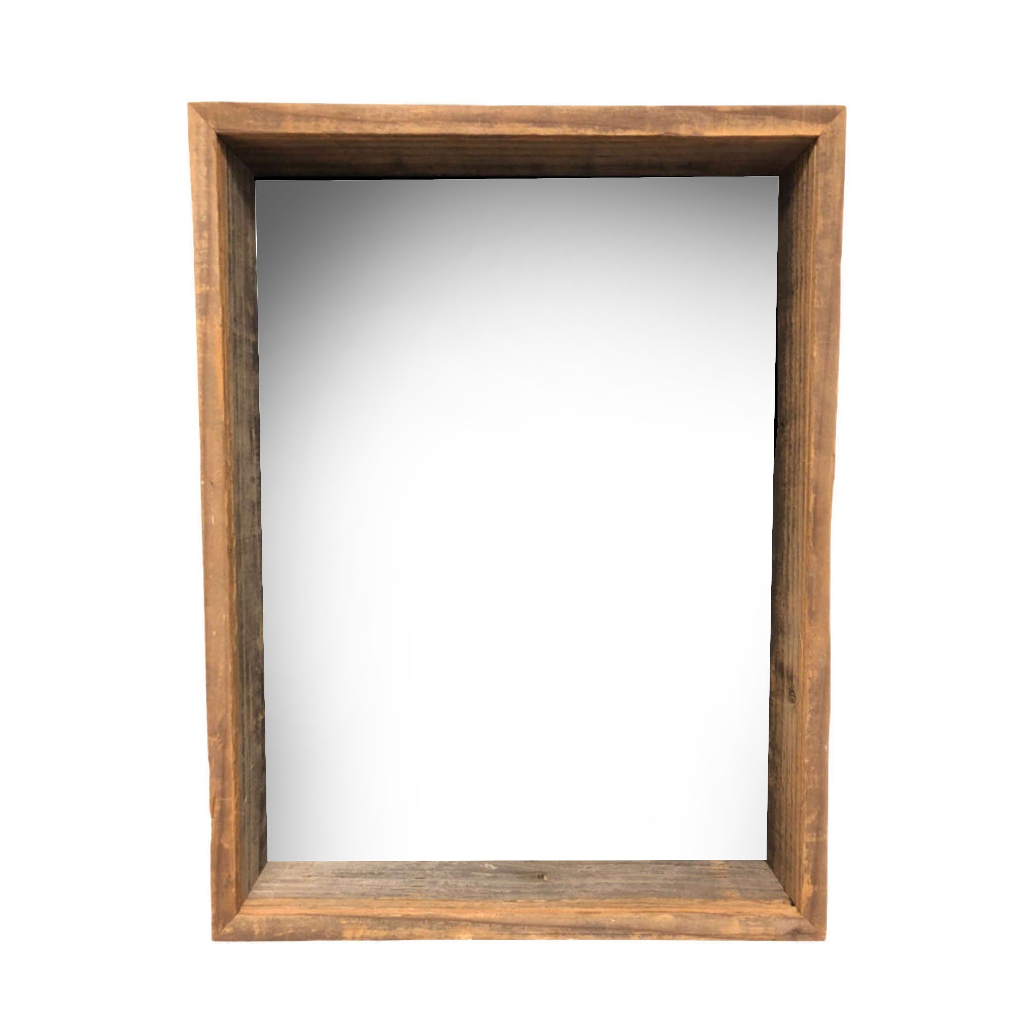 Vertical display of Gray Solid Wood Picture Frame with family photos