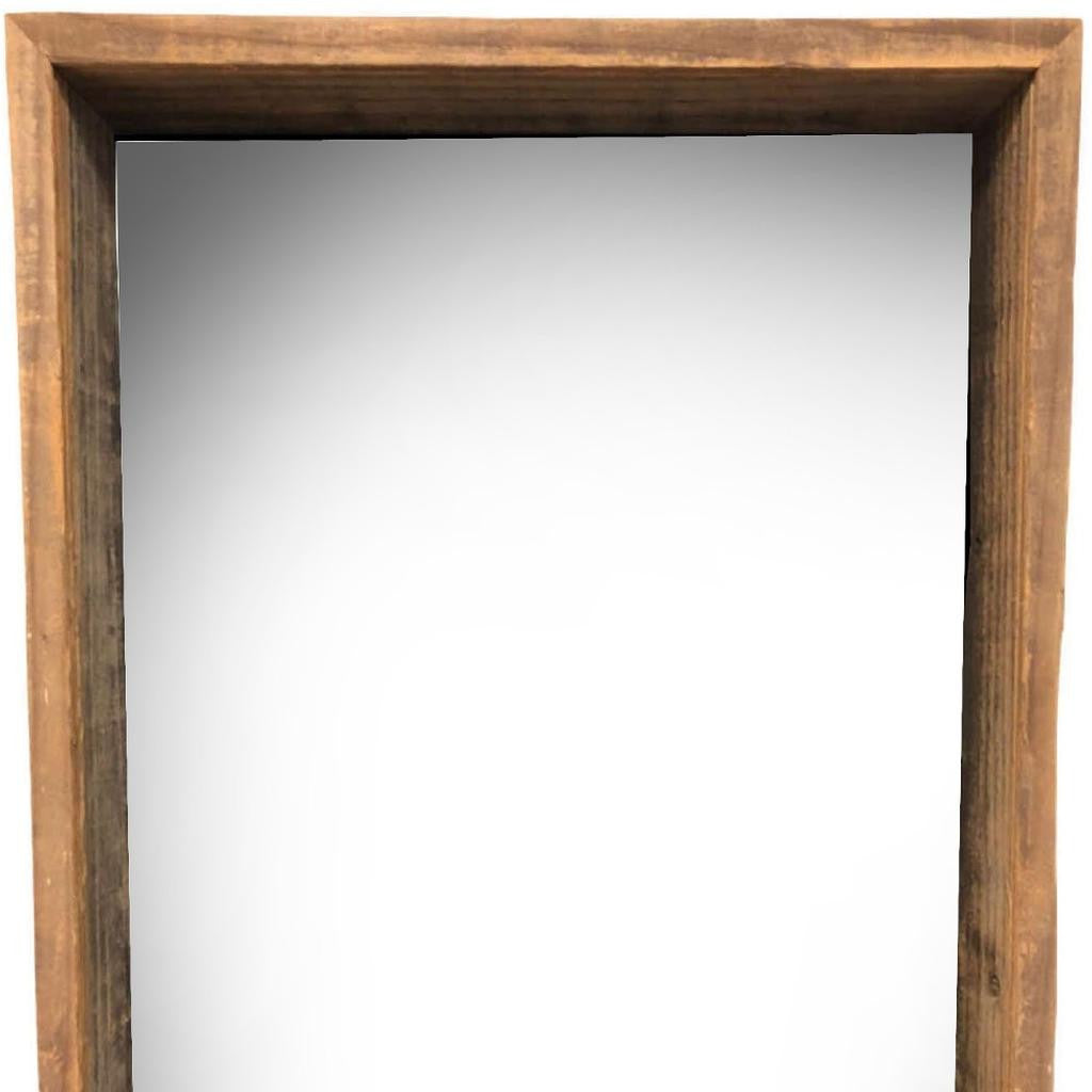 Back view of Gray Solid Wood Picture Frame highlighting sturdy build