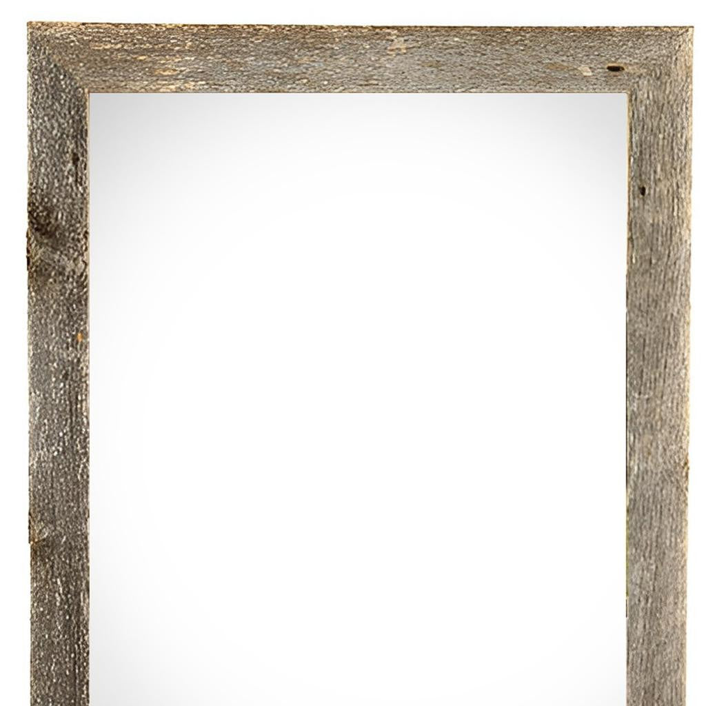 22" x 24" Gray Solid Wood Hanging Picture Frame