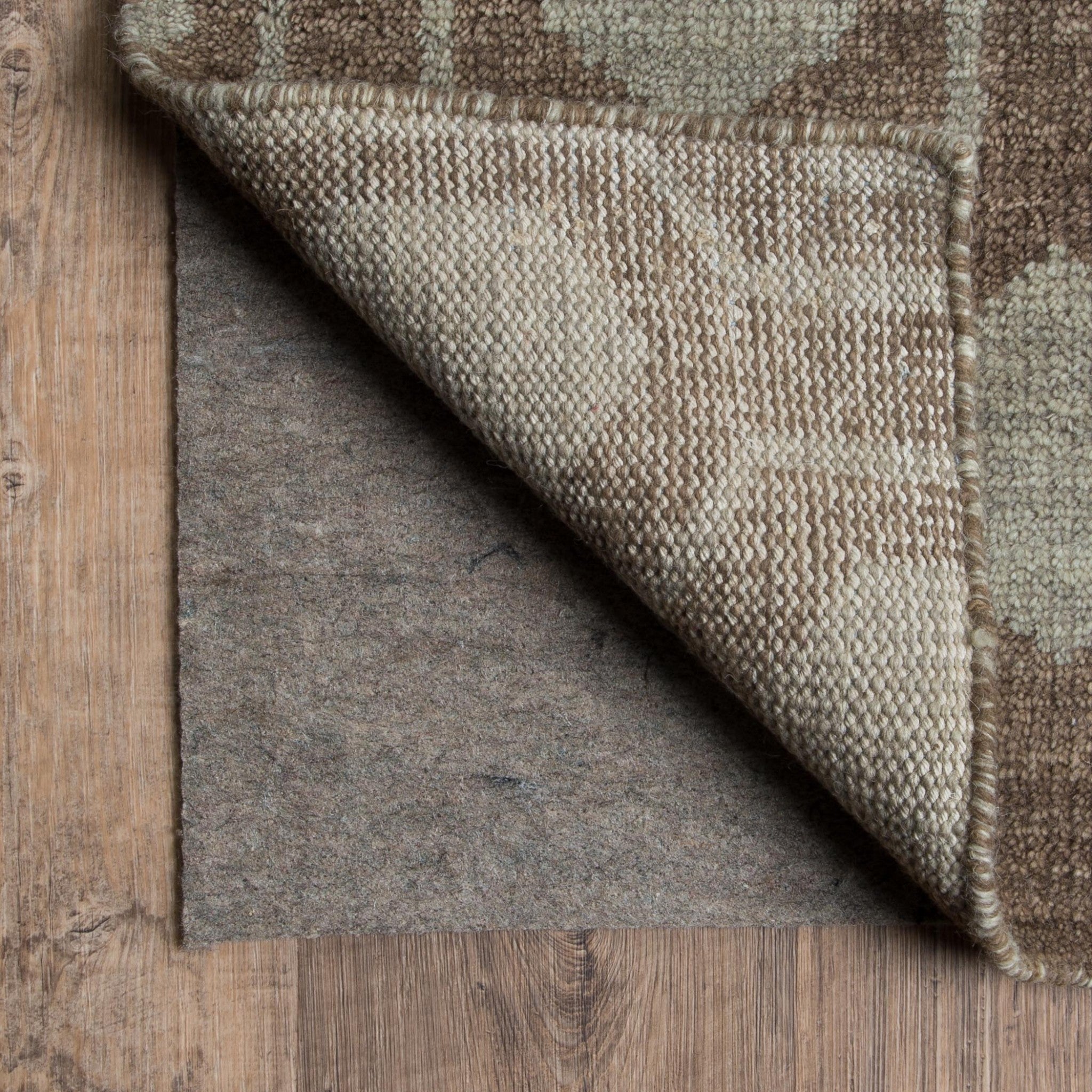 Top view of Ultimate 8' x 10' Gray Non-Slip Rug Pad by Homeroots