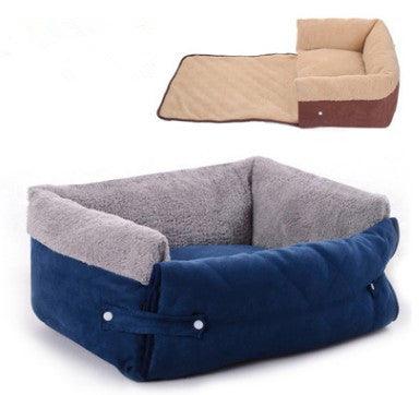 Removable cover feature of Luxury Haven Pet Retreat bed for easy cleaning