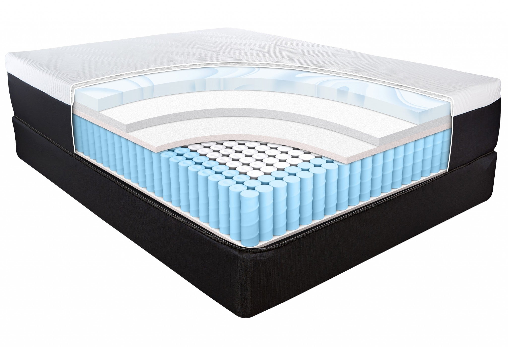Close-up of gel-infused memory foam layer in Premium 13" Mattress