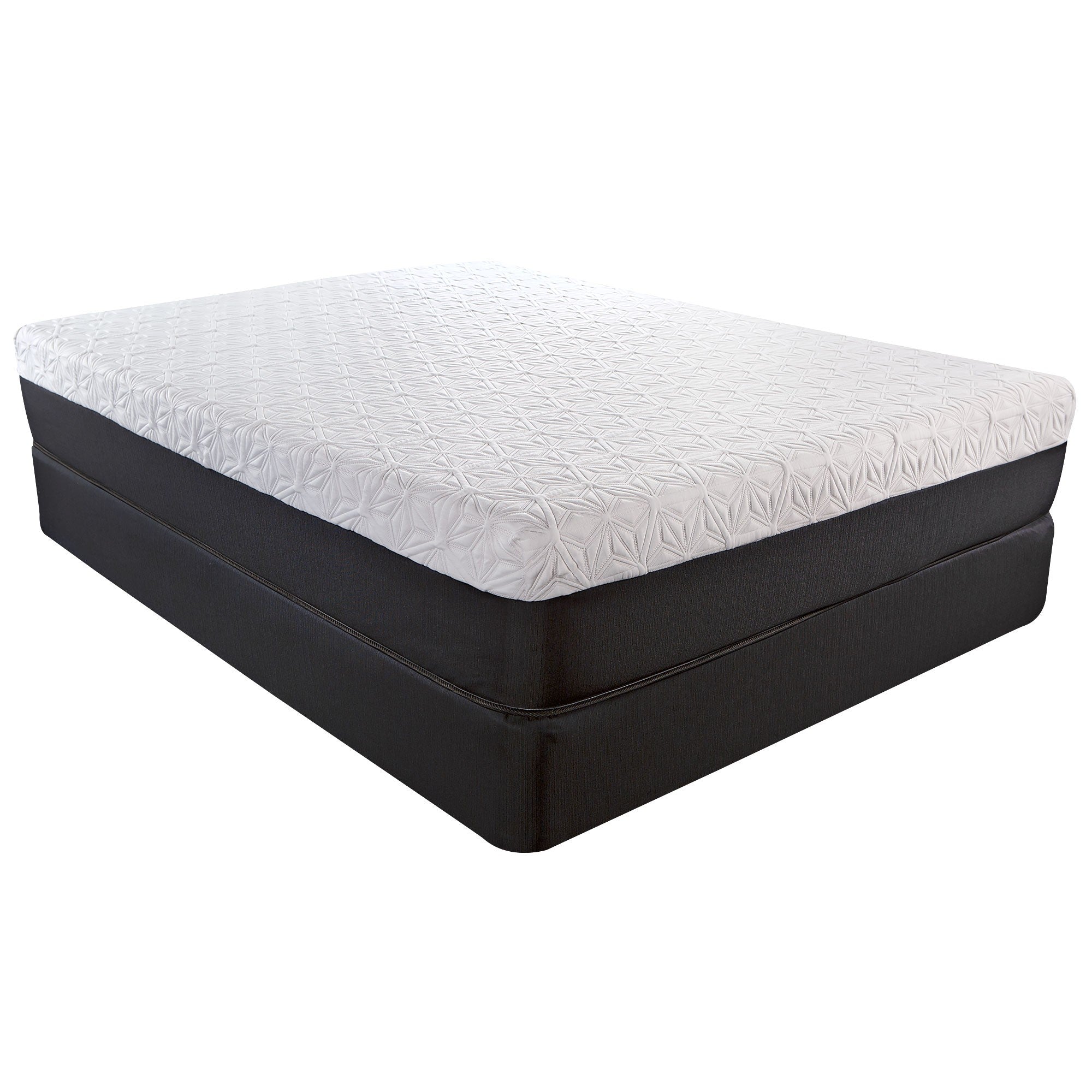 Front view of 12-Inch Copper Infused Gel Memory Foam Mattress by Homeroots