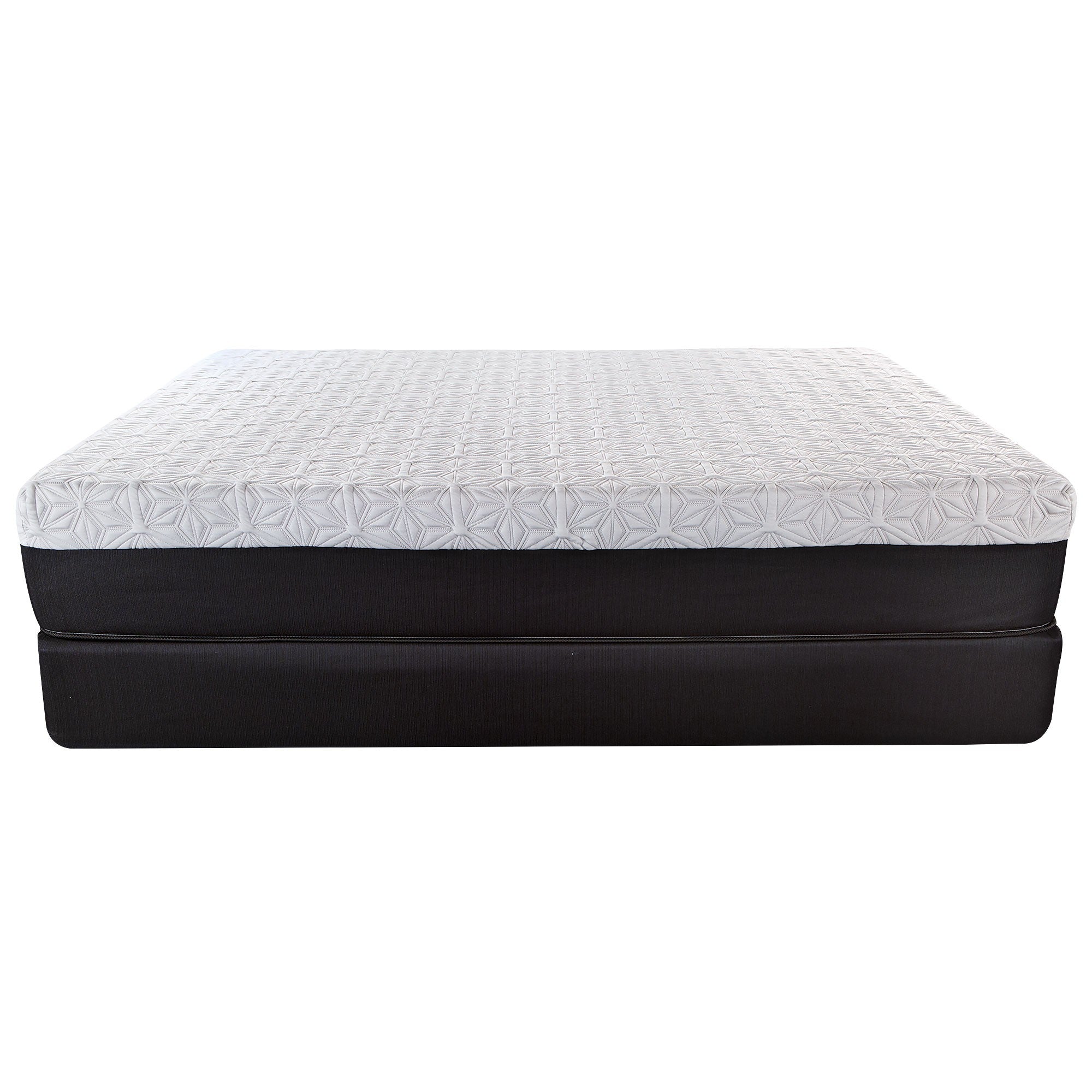 Side profile of 12-Inch Copper Infused Gel Memory Foam Mattress