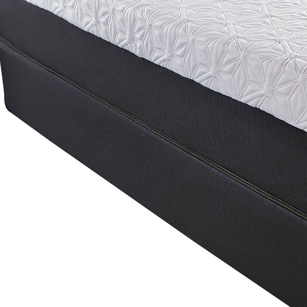 12-Inch Copper Infused Gel Memory Foam Mattress on a stylish bed frame