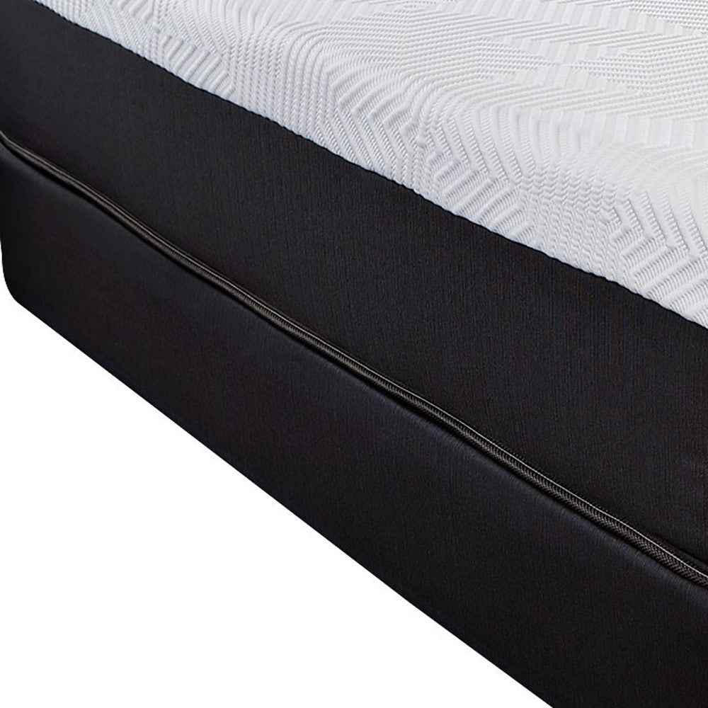 Top view of 14-Inch Luxury Hybrid Copper Infused Gel Memory Foam Mattress