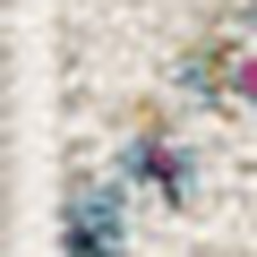 5' X 8' White Modern Geometric Grid Area Rug