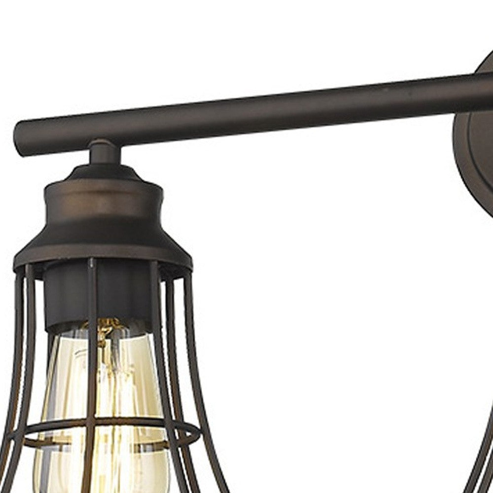 Stylish Vintage Industrial Wall Sconce in a modern living room setting