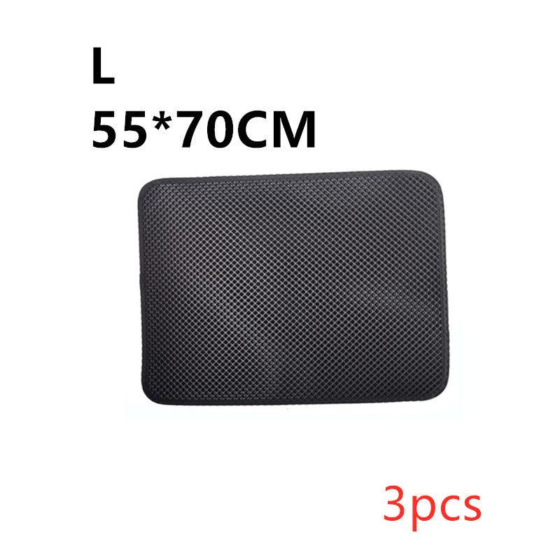 Top view of Ultimate Clean Paws Cat Litter Mat showing its unique design