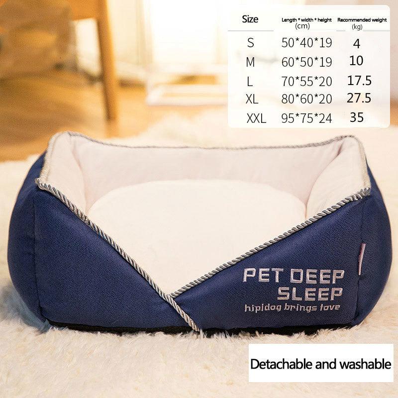 Close-up of the fabric texture of Luxurious Comfort Pet Bed for pets