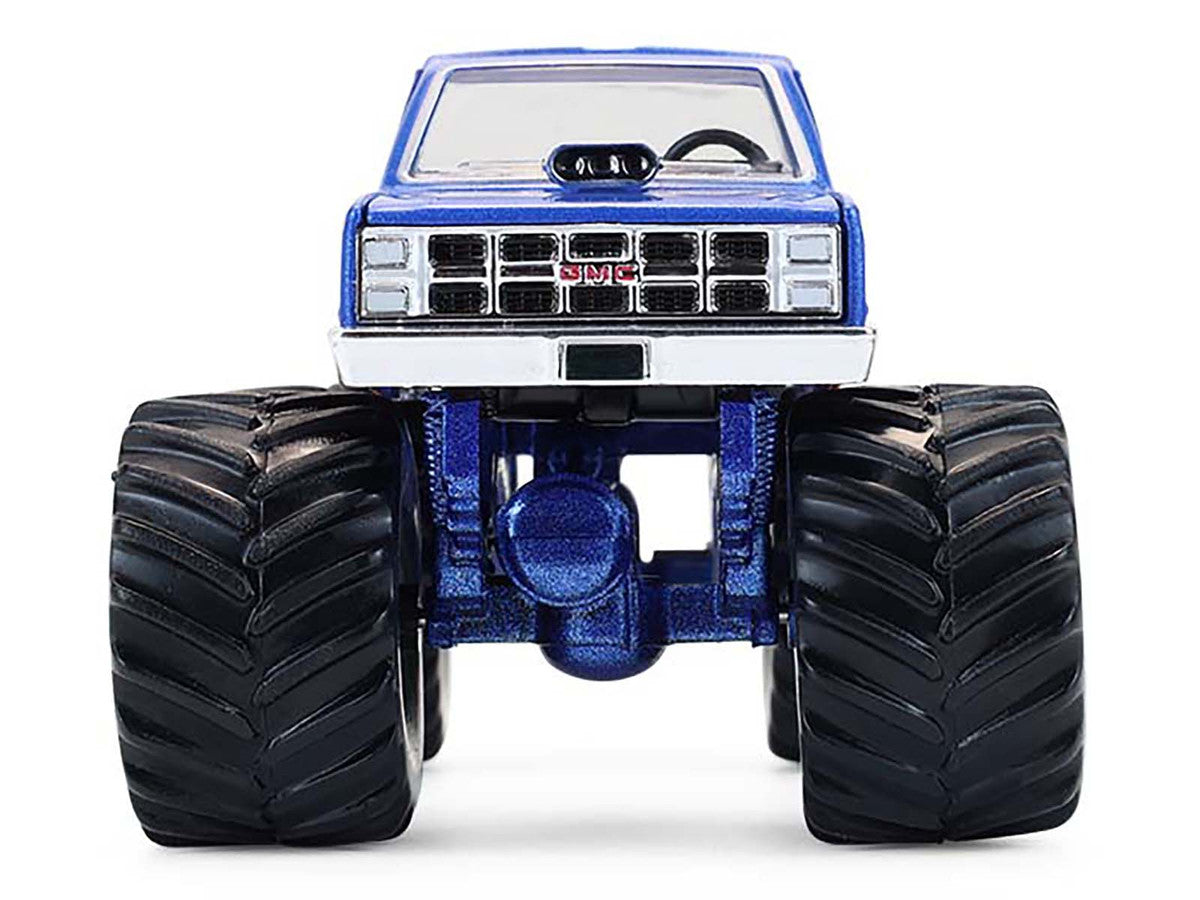 Rear view of 1982 GMC Sierra 2500 Monster Truck Diecast Model highlighting the design