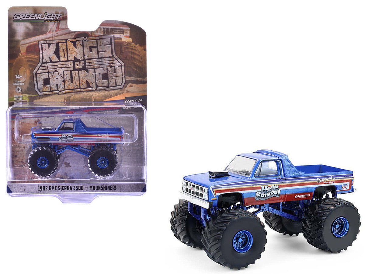 Side angle of 1982 GMC Sierra 2500 Monster Truck Diecast Model showcasing details