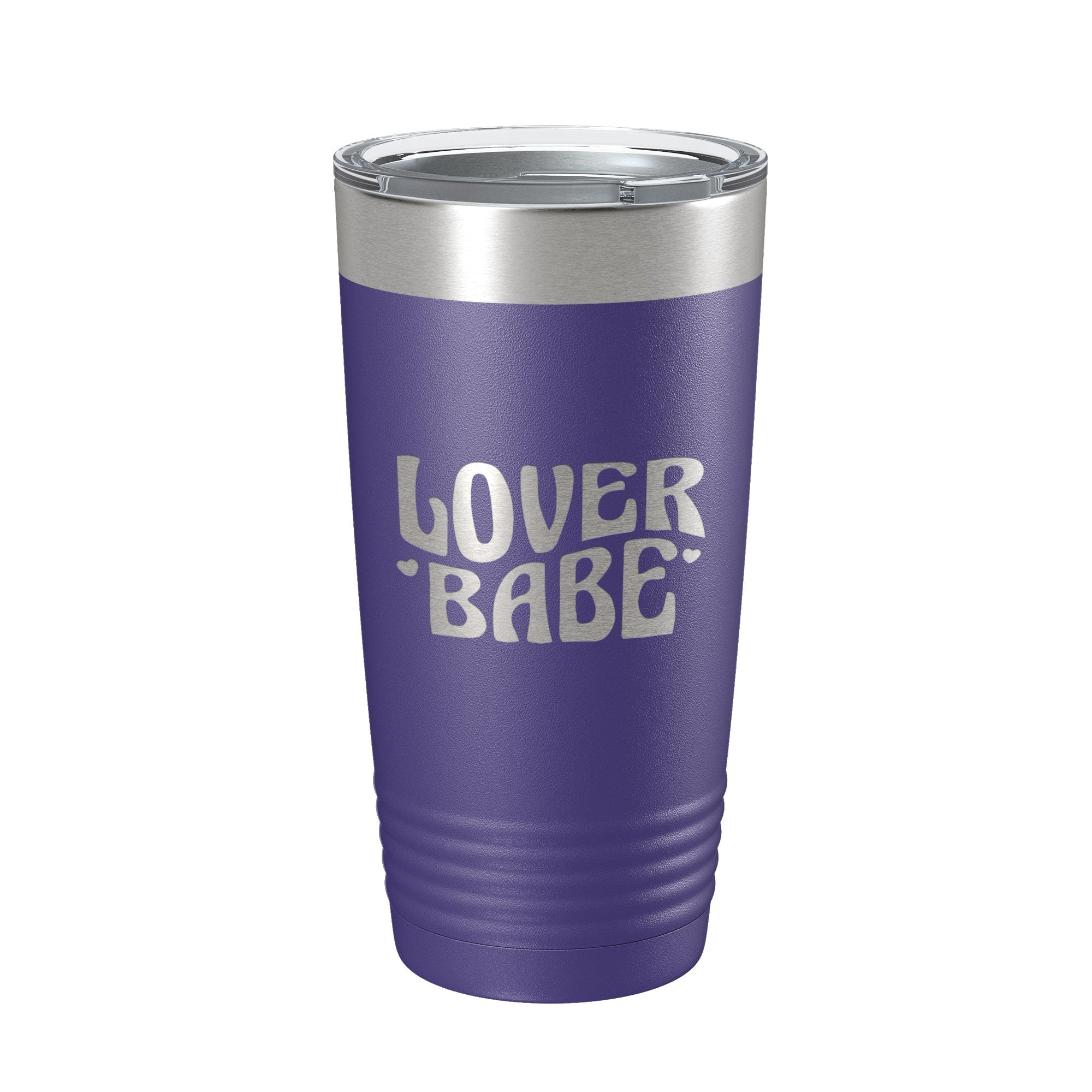 Front view of Charming Retro Lover Babe Tumbler by CarveBright
