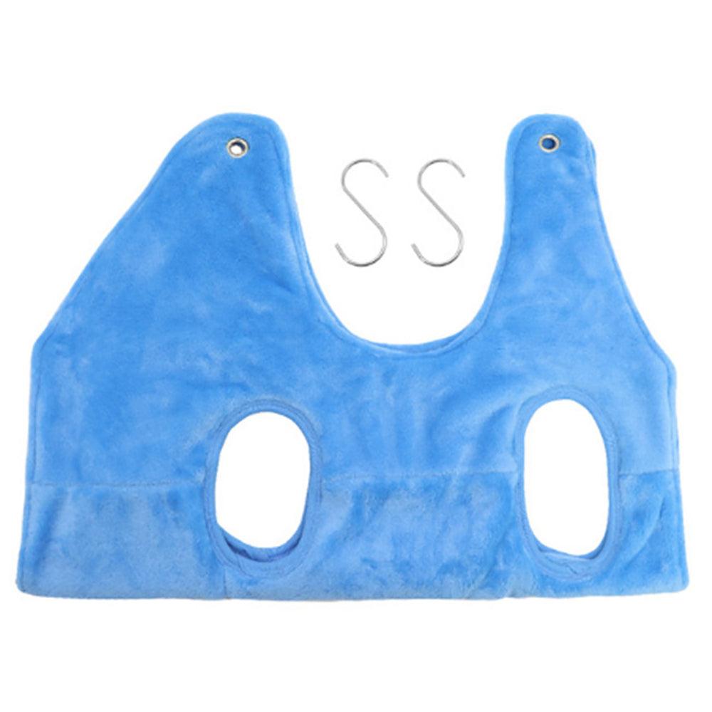 Close-up of Ultimate Comfort Dog & Cat Grooming Hammock on a grooming table