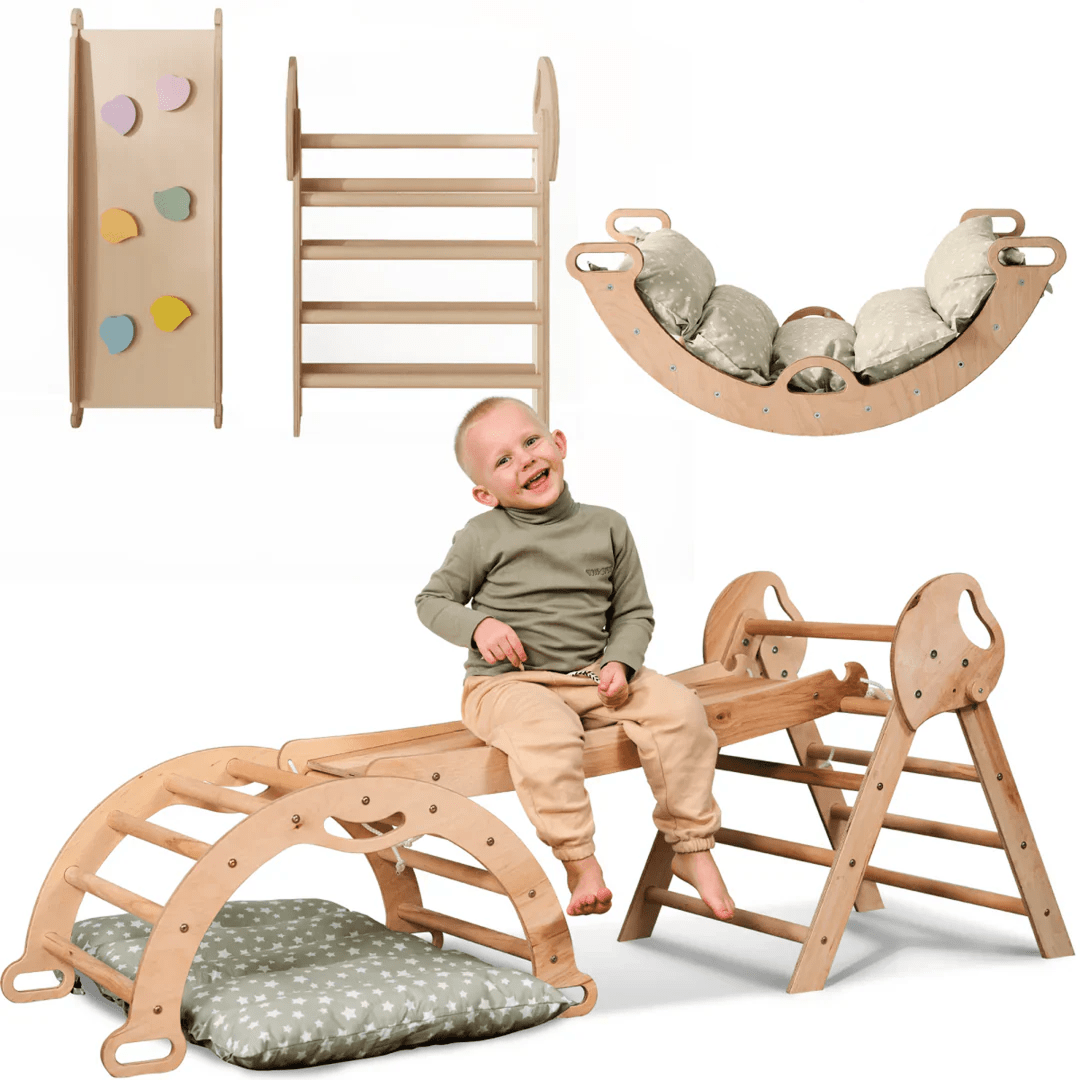 Soft Cushion of the 4-in-1 Montessori Climbing Set for safe landings