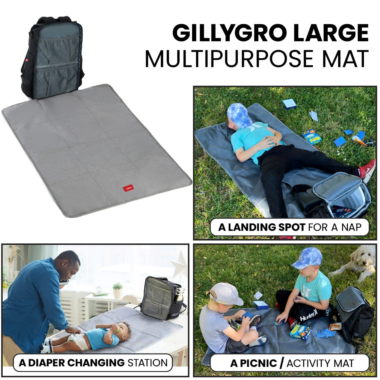 GillyGro Classic Backpack Bundle – The Ultimate Backpack for Parents