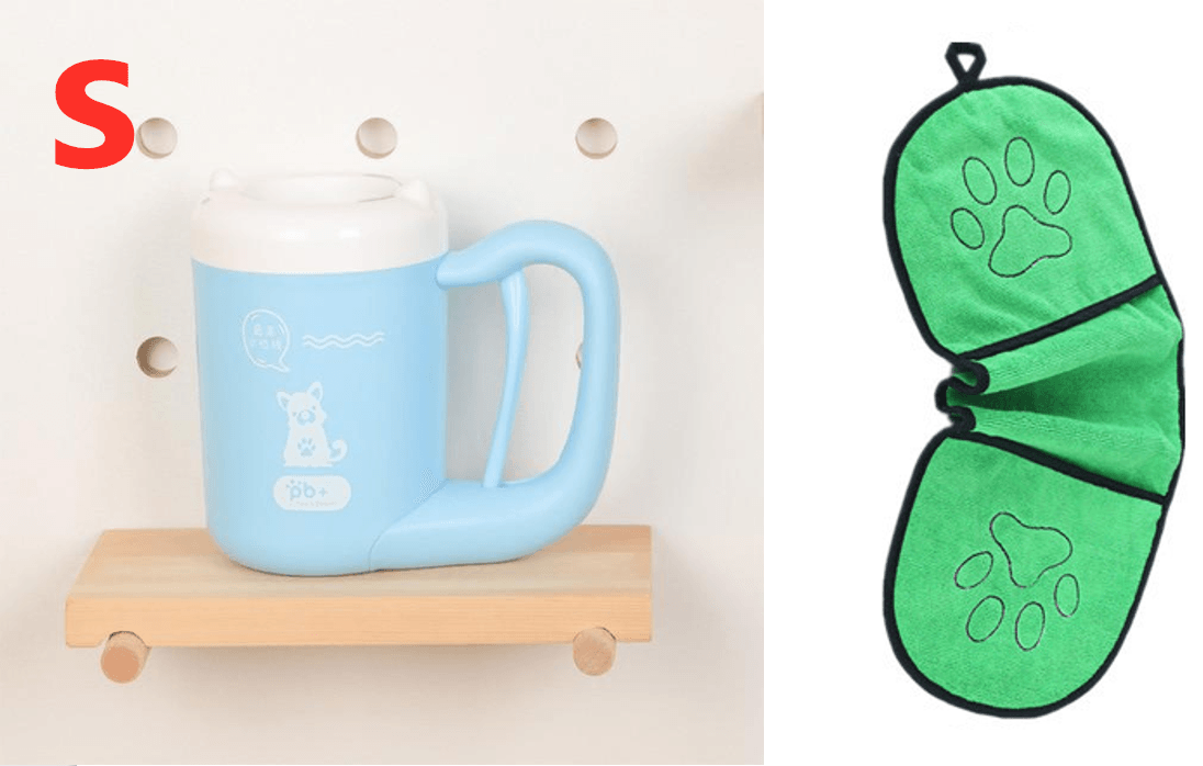 PawPerfect CleanPup showcasing its portability by Dog Hugs Cat