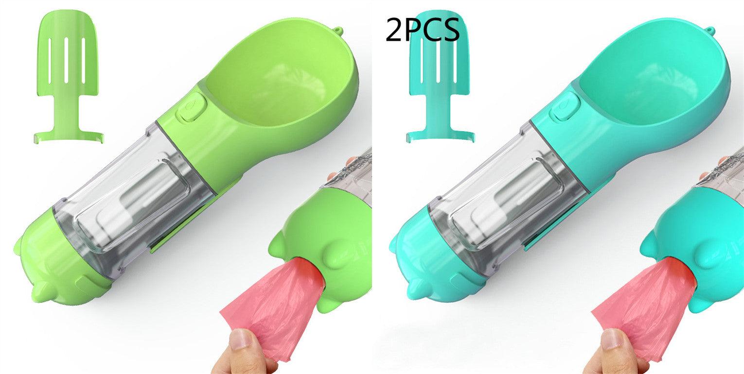 Durable plastic material of the 3-in-1 Dog Water Bottle