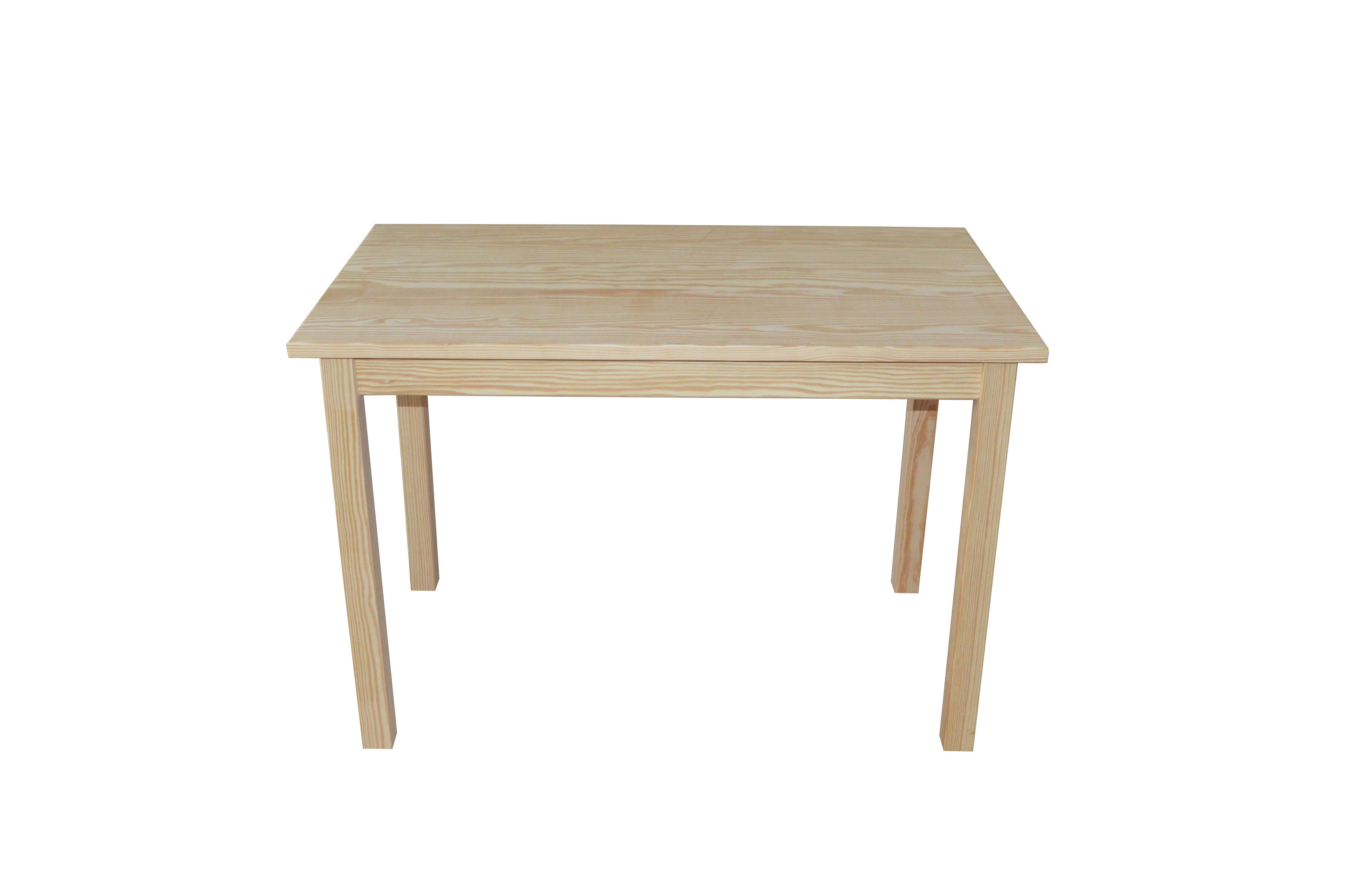 48" Natural Solid Wood Dining Table