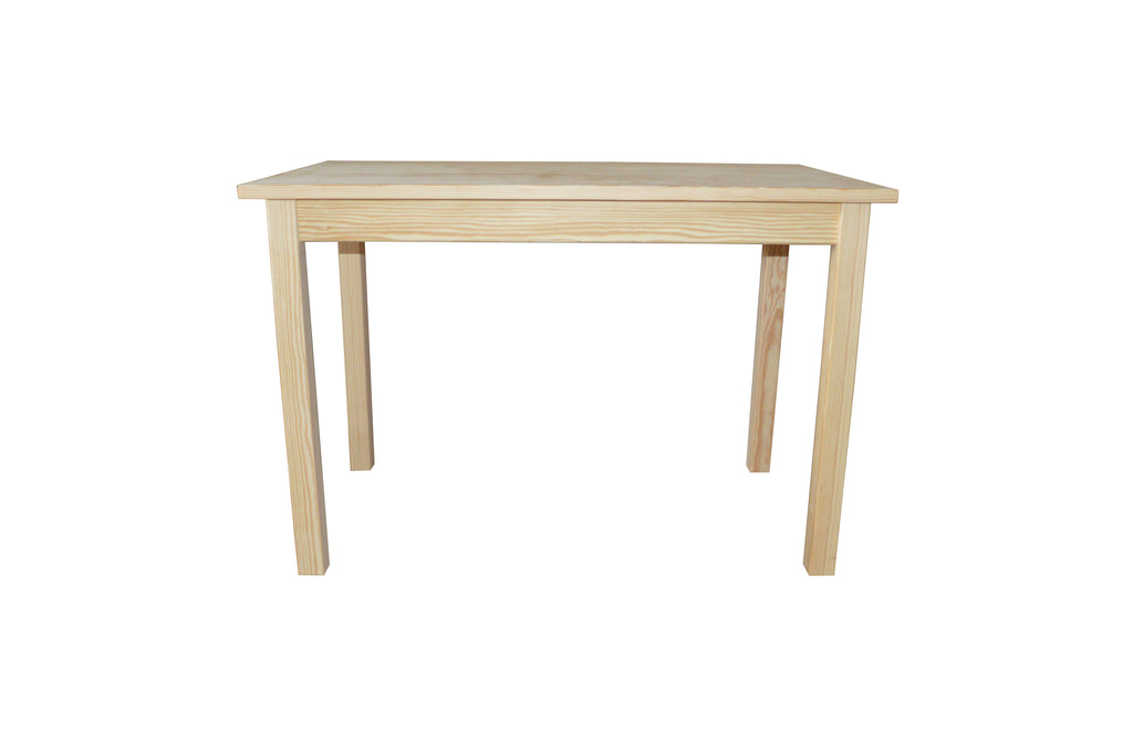 48" Natural Solid Wood Dining Table