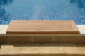 Natural Teak 39" Shower Mat