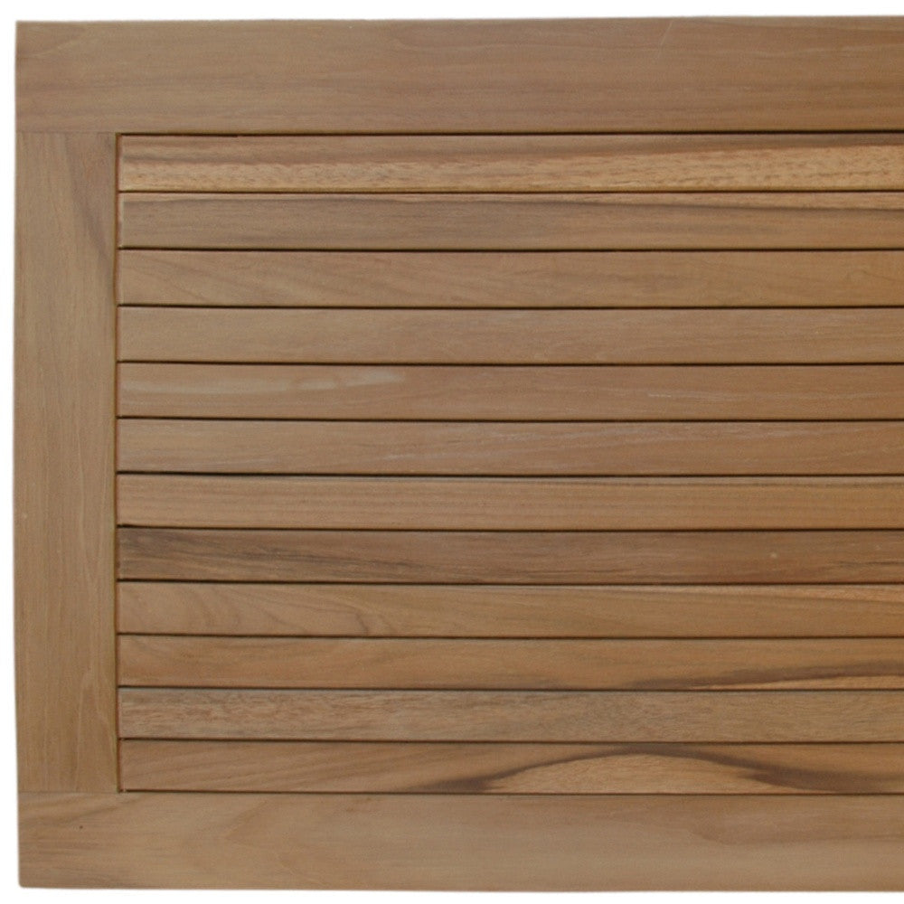 Natural Teak 39" Shower Mat