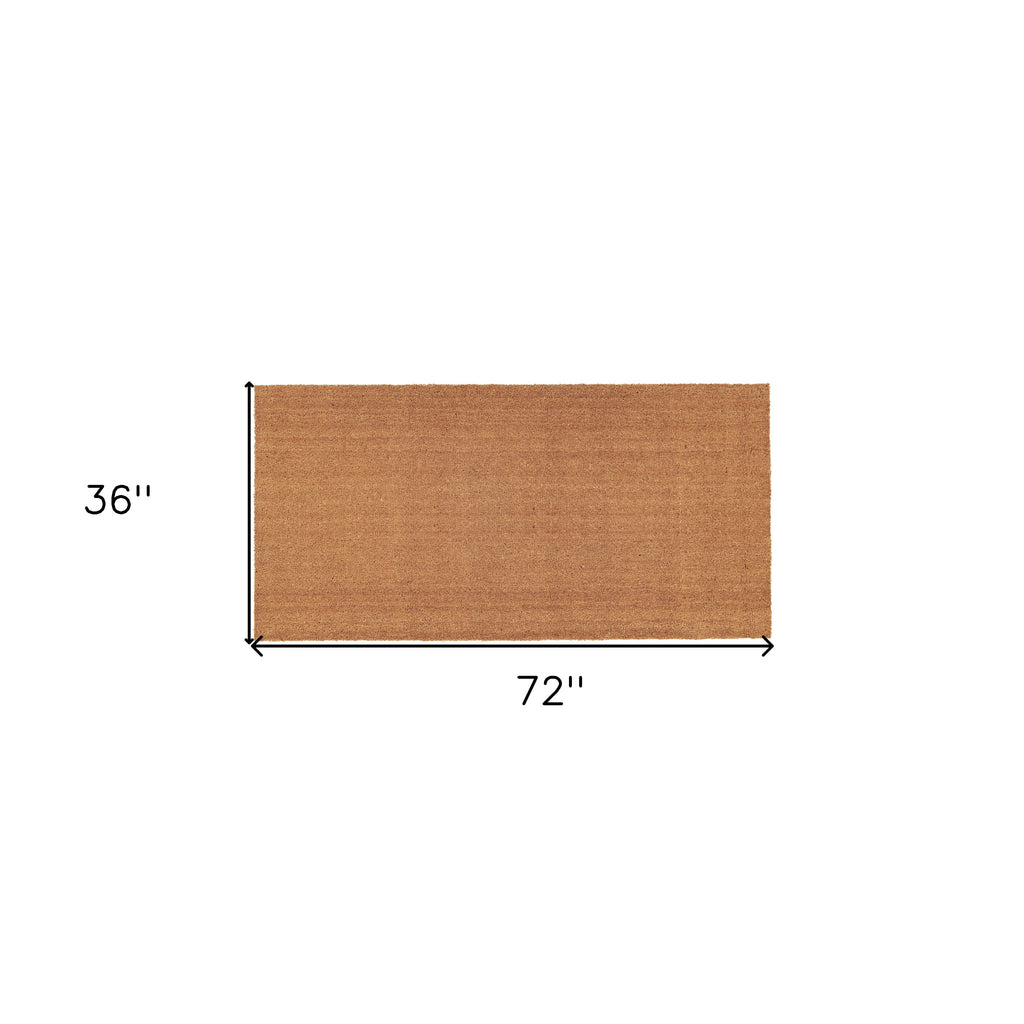 36" X 72" Natural Coir Outdoor Door Mat