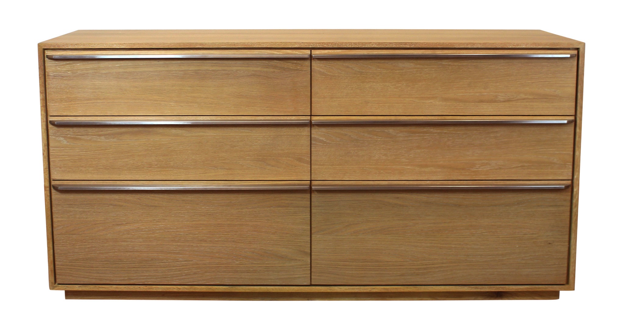 Side angle of 72-Inch Solid Wood Double Dresser showcasing drawers
