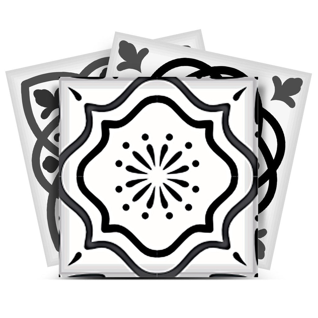 Close-up of texture on 12" Grey Mosaic Peel and Stick Tile by Homeroots