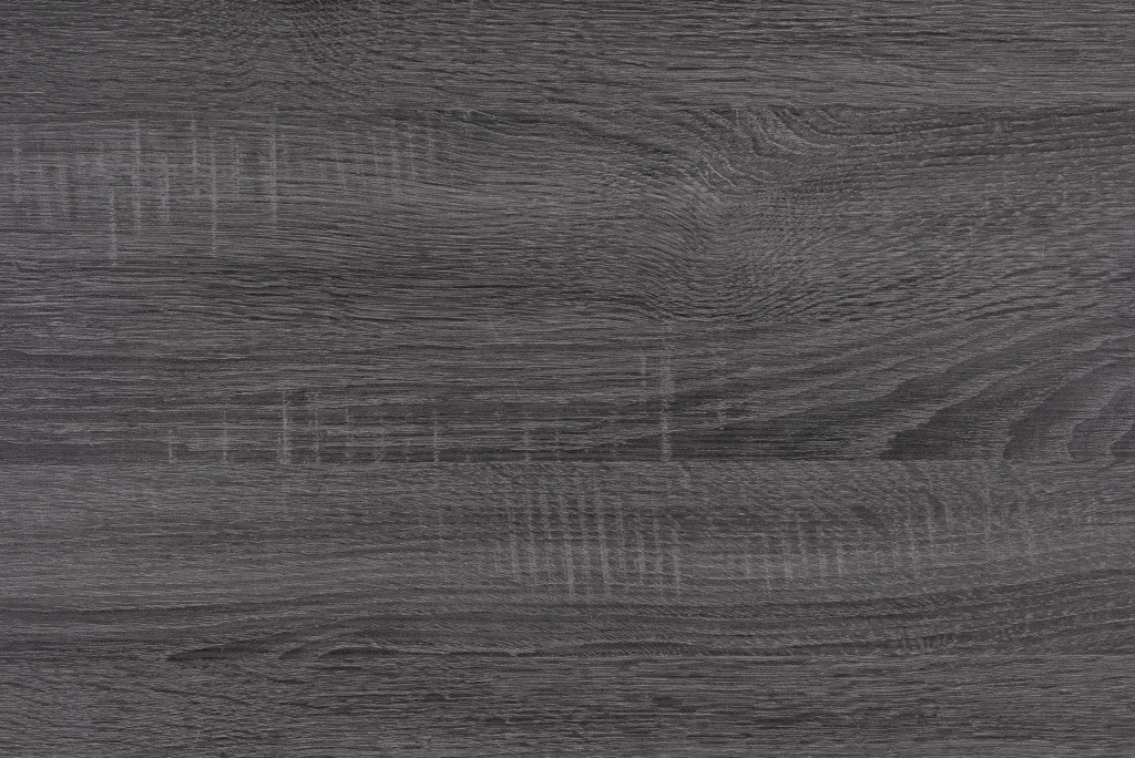 58" Black And Gray Wood Six Drawer Double Dresser