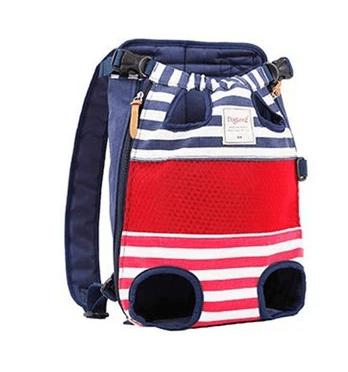 Ultimate Hands-Free Pet Carrier Backpack with pet inside during hike