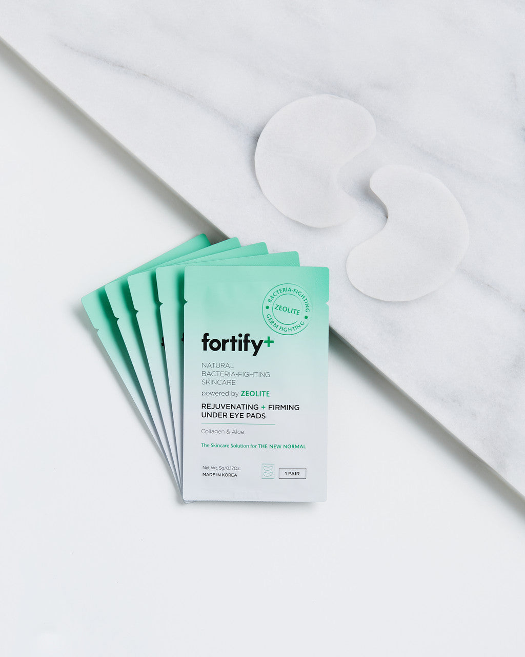 User applying Gobingya Revitalizing Eye Pads in a relaxing self-care setting