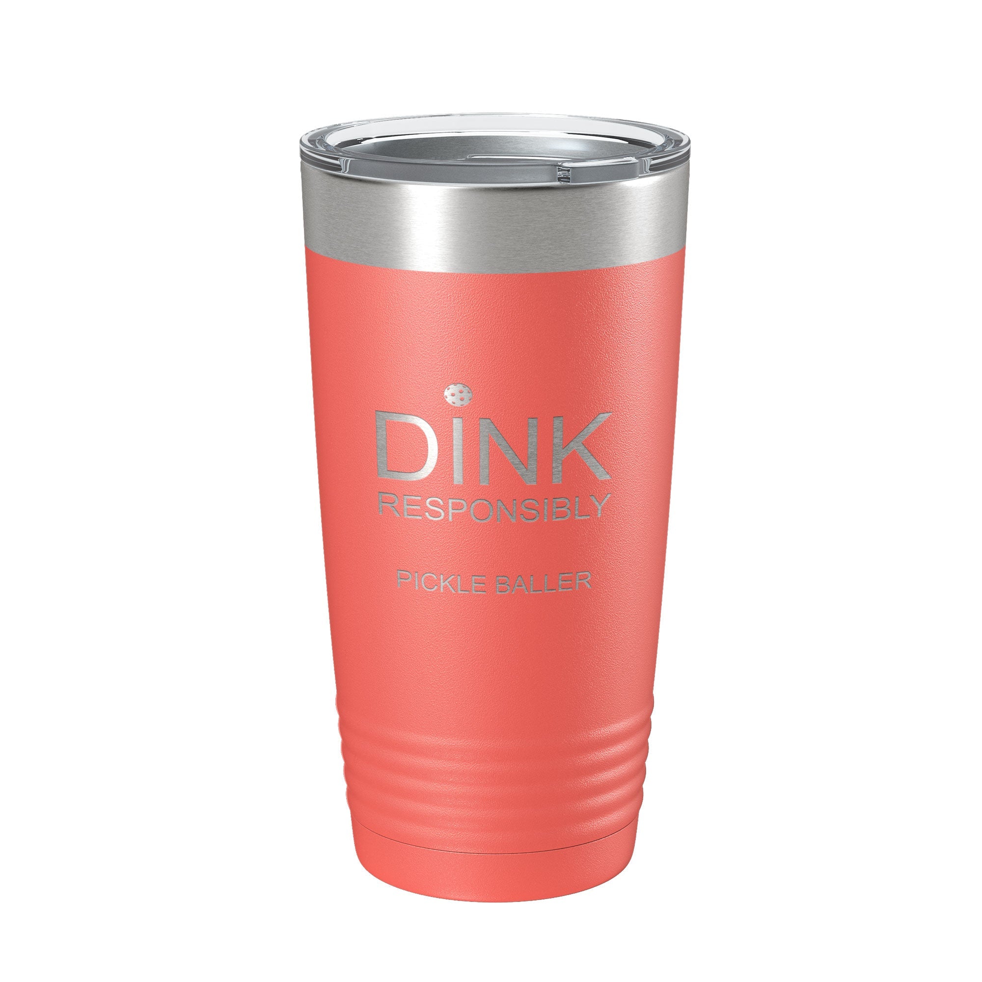 Dink Responsibly Tumbler in a hand during a game