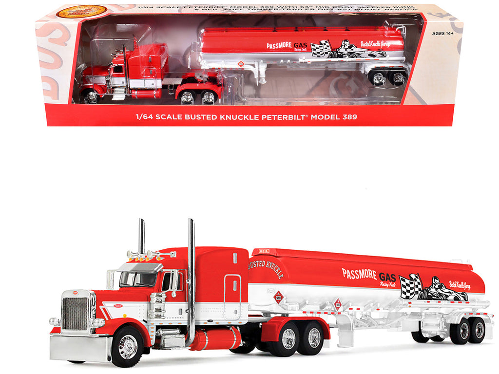 Detailed interior view of Peterbilt 389 Diecast Model with trailer attached