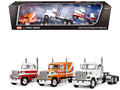 Front view of Ford LTL 9000 Diecast Model Set featuring day cabs