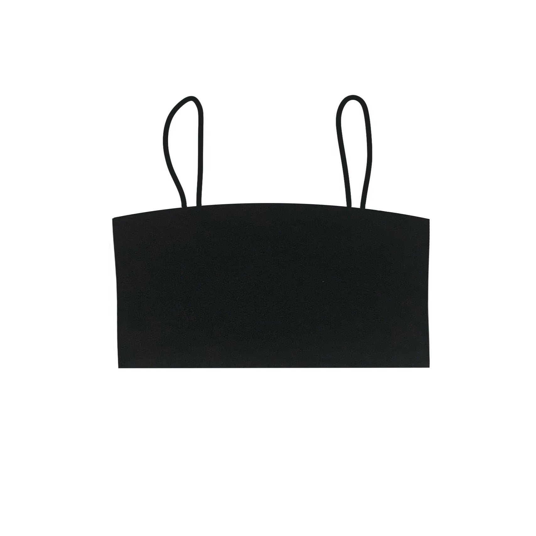 Stylish Women's Cropped Bralette Tank displayed on a hanger with accessories