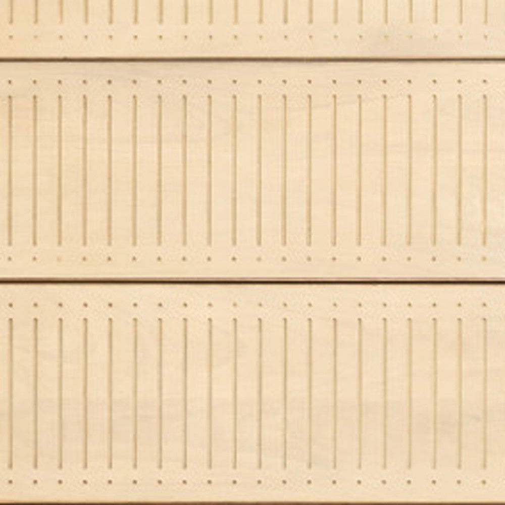 Front view of 68" Solid Wood Six Drawer Dresser by Homeroots