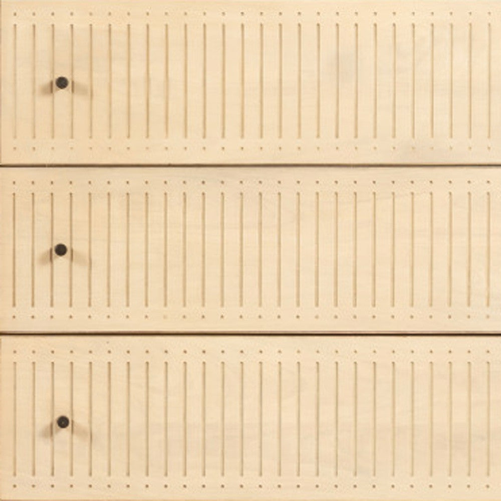 Side view showcasing the spacious drawers of 68" Solid Wood Dresser