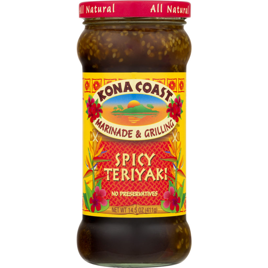 Kona Coast Spicy Teriyaki Marinade (6x14.5Oz)