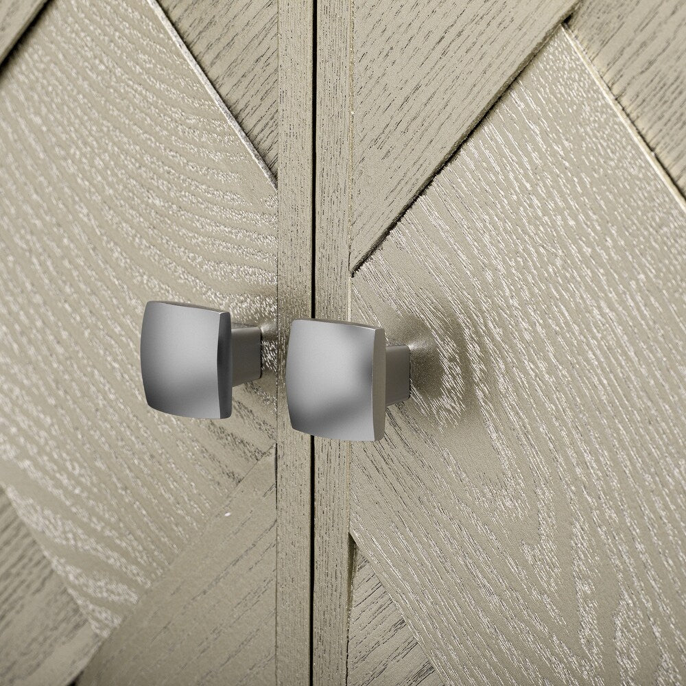 Rolling wheels of the 51" Kitchen Island for easy mobility