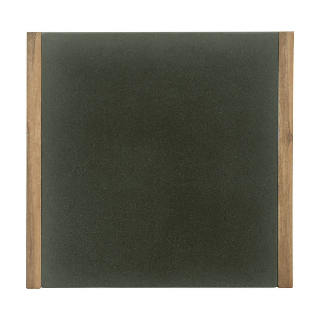 Detail shot of the solid wood construction of the 36-Inch Coffee Table