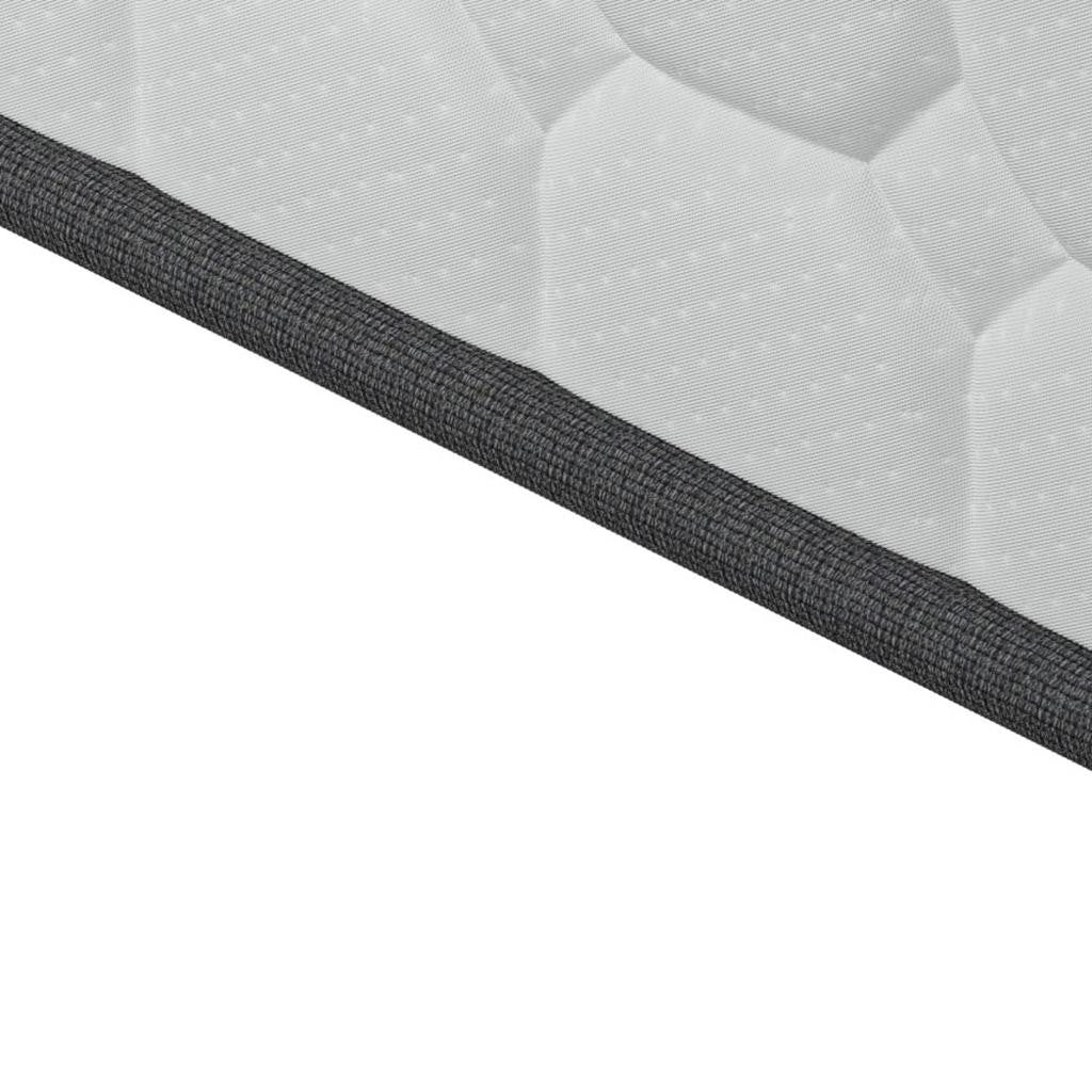 Elegant white design of Queen 12-Inch Hybrid Gel Memory Foam Mattress