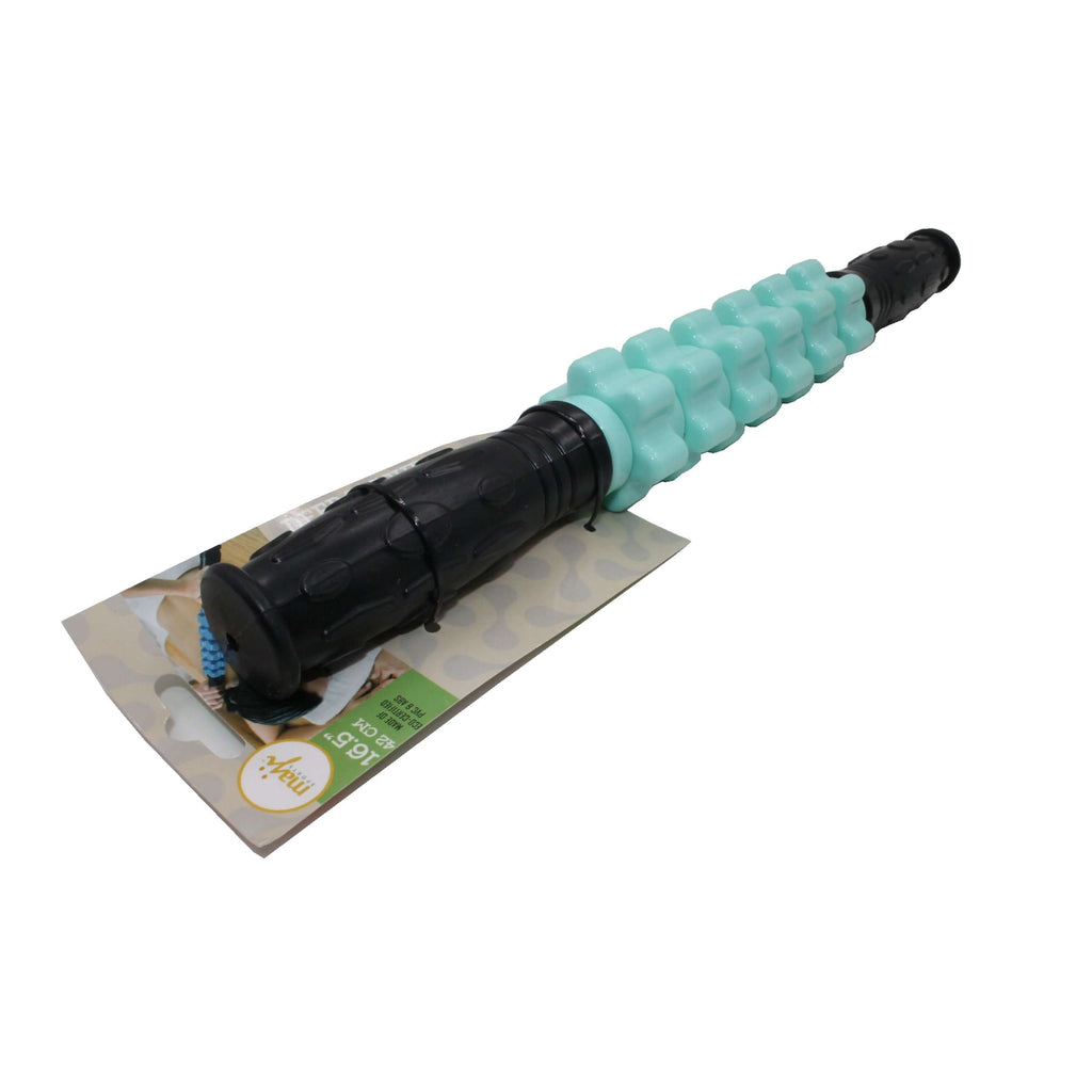 Side angle of Maji Sports Deep Tissue Massage Roller Stick showcasing ergonomic design