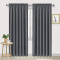Front view of Luxurious Rod Pocket Blackout Curtains by DWCN
